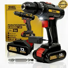 Parafusadeira Furadeira Impacto Reversivel 3/8 12v Bivolt Dia dos Pais