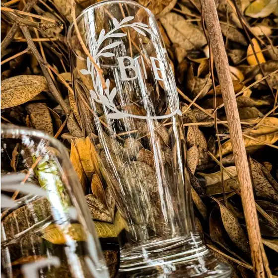 KIT - 6 und Tulipa de Chopp 320 ml - VIDRO- Personalizada (TRANSPARENTE)