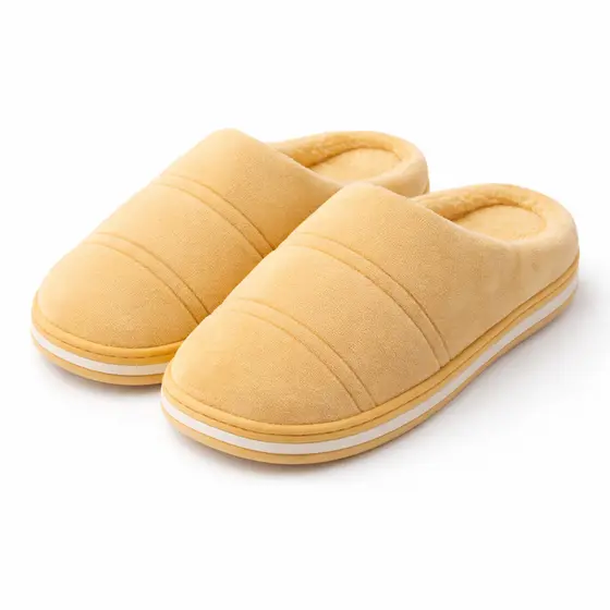 Pantufa Forrada Dois Riscos Chinelo Inverno Confortável BY-625