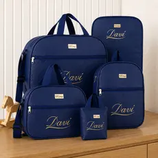 Kit Maternidade 5 Peças Personalizado Versátil Moderno Menino e Menina