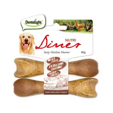 Mordedor Natural p/ Cães Dentalight Nutri Diner Frango 90g
