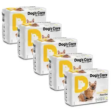 Kit Fralda Higiênica Pet Cães Macho Dogs Care Tam GG 60 Un