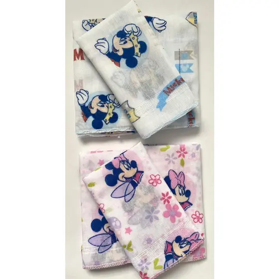 Fraldinha De Boca (babete) Disney Baby - Kit Com 3 Unidades
