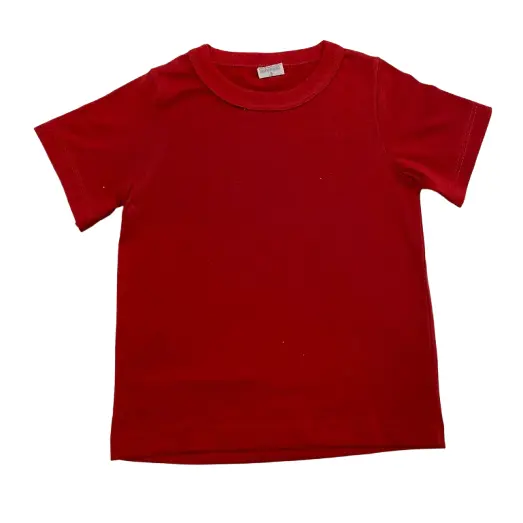 Camiseta LISA infantil - p/ personalizar - 100% algodão - malha penteada fio 30 - tamanhos 4/6/8/10