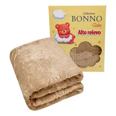 Cobertor Infantil Bonno Baby Etruria Alto Relevo Hipoalergênico  Toque de Seda 80 x 1,10cm