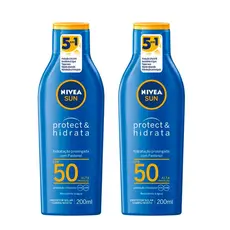Kit Protetor Solar Nivea Sun Protect & Hidrata FPS 50 200ml - 02 unidades