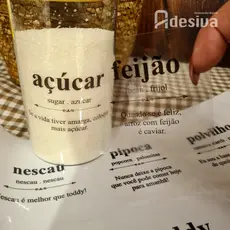 Adesivos Para Potes de Cozinha Mantimentos 7x7cm Modelo Dicionário Divertido Organizadores De Potes