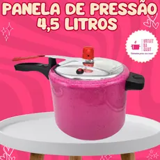 Panela de Pressão 4,5 Litros Alumínio Color