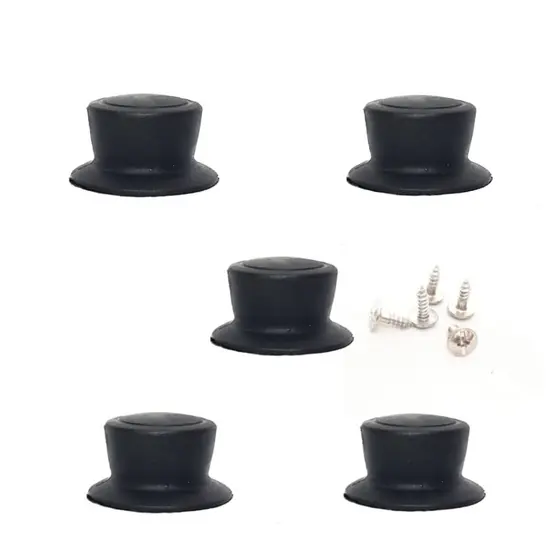 Kit de Pomel 5 pçs para Panelas e Frigideiras Pegadores de Tampa de Vidro Ou Alumínio