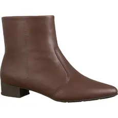 Bota Feminina Cano Curto Salto Bloco Baixo Bico Fino Clássica Casual Estilo Moda Duda GiGiL