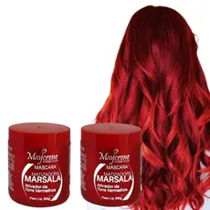 Kit 2 Mascara Matizadora Marsala Tons Vermelhos