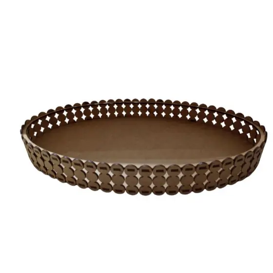 BANDEJA OVAL GRANDE DE MDF CRU.
