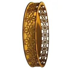 BANDEJA FLORAL GRANDE, EM MDF CRU