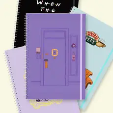 Friends Caderno A5 Capa Dura com  Elástico -  Erudittas - friend serie