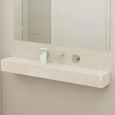 Prateleira Em Porcelanato Gran Pulpis Light Lux Resistente Sala Banheiro Cozinha 100x15x06