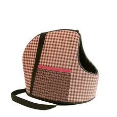 Bolsa Pet Transporte Em Tecido Oxford Com Fundo Em Madeira