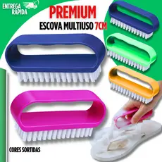 Escova Multiuso Com Alça Limpeza Tênis Chinelos Banheiro Cozinha Casa Escovinha Resistente