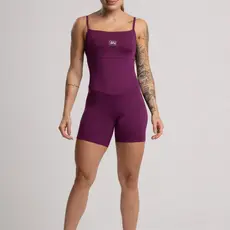 Macaquinho Fitness Poliamida Malbec