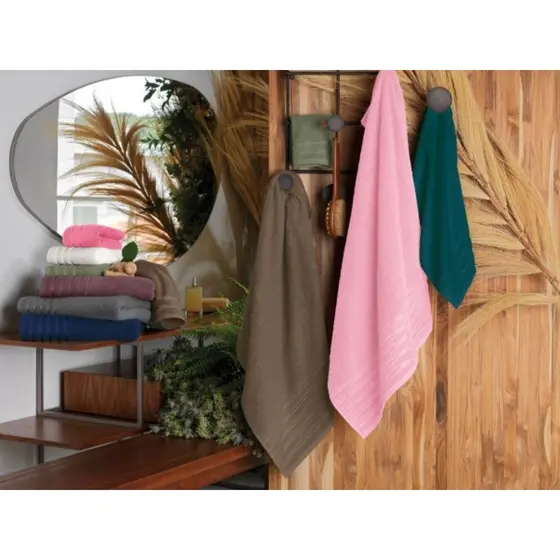 KIT 3 TOALHAS DE LAVABO FELPUDAS TEKA COMFORT TAMANHO 30X50cm