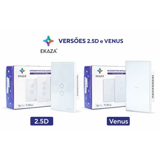 Smart Interruptor wifi alexa e google home Ekaza
