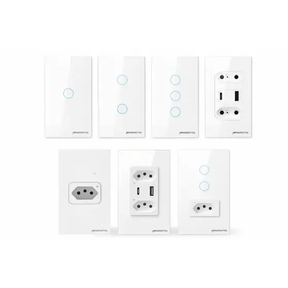 Smart Interruptor wifi alexa e google home nova digital