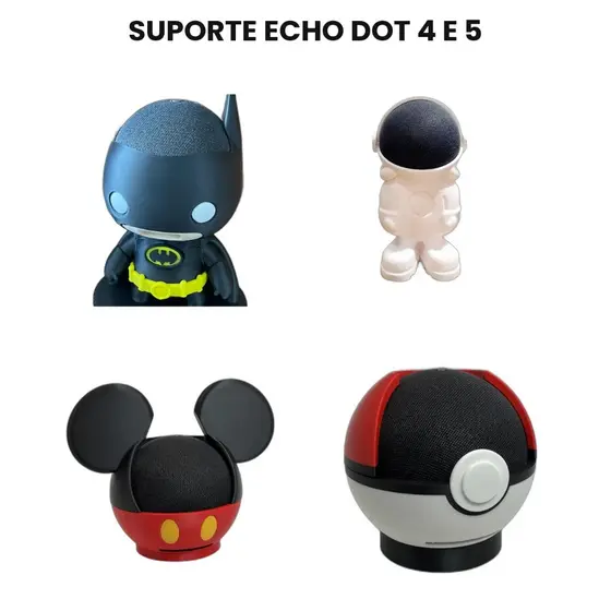 Suporte para Alexa Echo Dot 5 em Impressão 3D – Base Decorativa Moderna e Personalizada