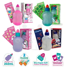Garrafa de lavagem Nasal Nosewash Max Dinossauro e Unicornio Garrafa