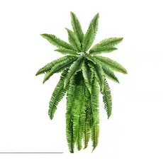 Samambaia de Folhagem Artificial 92cm Planta para Parede/Vaso De Decoração FL-2120
