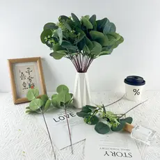 Planta artificial galho com 8 folhas - FL-737