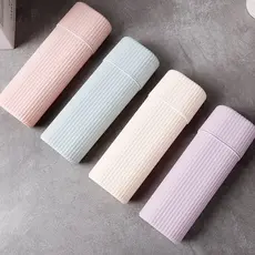 Estojo Porta Escova de Dentes e Creme Dental Portatil Para o Dia a Dia 20x6CM - FJ91125