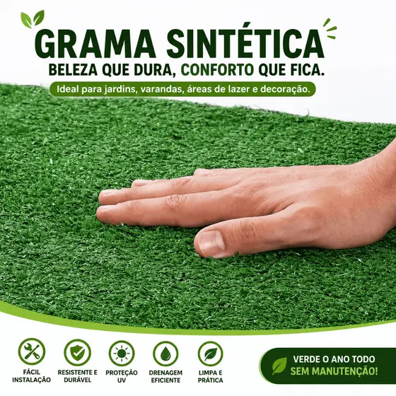 Tapetes Grama Sintética - 10mm -  50cm x 50cm para Decoração de Jardim Vertical Artificial campos de futebol FL-10081