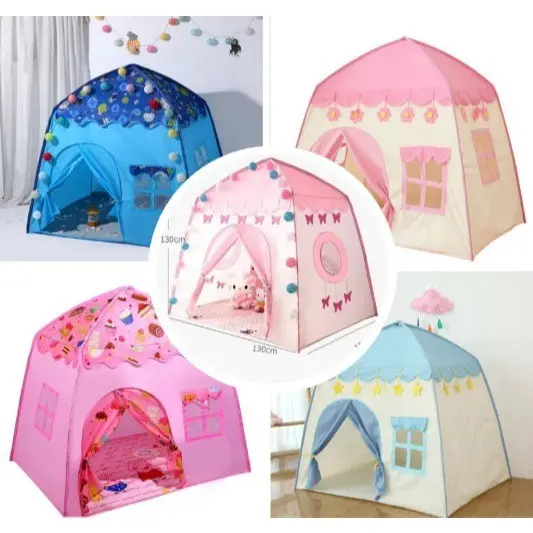 Barraca Tenda menina cabana casa menino Infantil Dobrável Menor Preço ZP-17