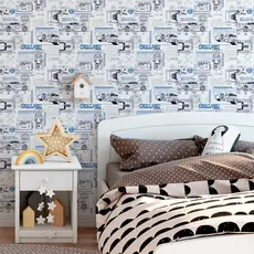 Papel de Parede Adesivo Autocolante Carros Disney Infantil Quarto Crianças