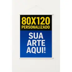 Banner Personalizado Sua Arte Logo Foto Prova D´Água 80x120cm