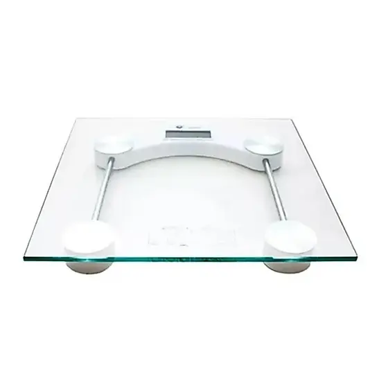 Balança Digital 180kg LCD Vidro Temperado