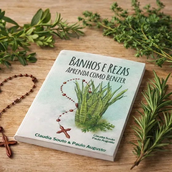 Livro de Bolso Banhos e Rezas- Aprenda como Benzer