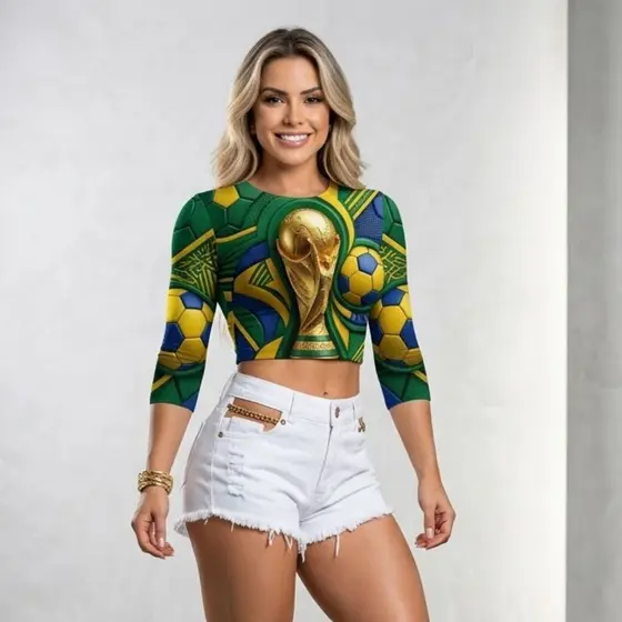 Short Jeans Feminino Branco Cintura Alta Reveillon 2025 Vários Modelos