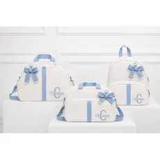 Kit 3 peças de Bolsas Mala Maternidade Personalizado  com nome Térmicas para Bebê Menino Menina Maternidade Grandes