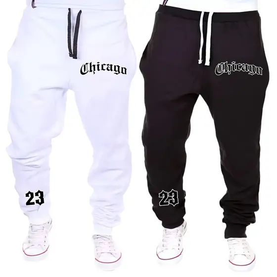 KIT 2 Calça de  Moletom Jogger Masculina Com Bolso Chicago