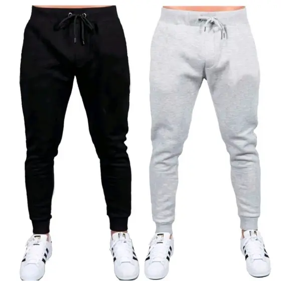 Kit 2 Calças de Abrigo Moletom Jogger com Bolsos Envio Rápido aproveite