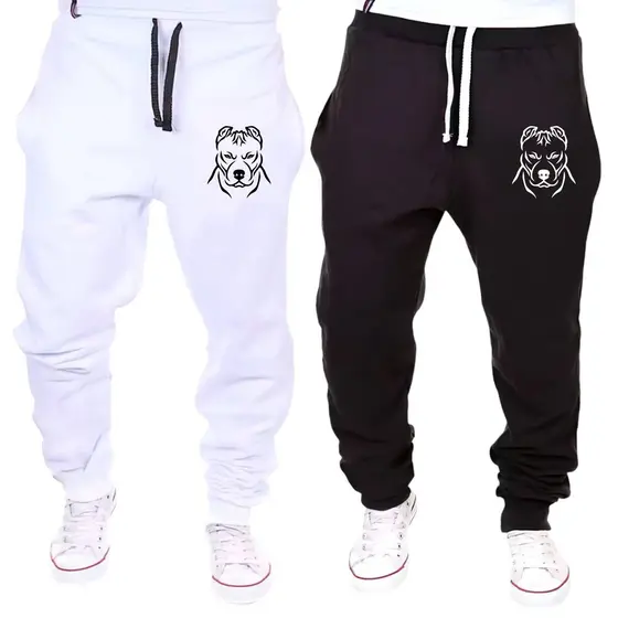 KIT 2 Calça de  Moletom Jogger Masculina Com Bolso PITBULL