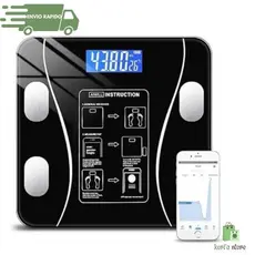 Balança Titanium Digital Bioimpedância Bluetooth Cor Preto