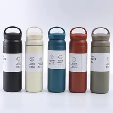 Garrafa Termica Parede Dupla 480ml Com Aça Quente Frio Isolamento Termico Alta Vedação