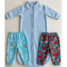kit 3 Peças 1 Saco De Dormir + 2Calças Bebê Soft Plush Quentinho E Botões Inverno Quentinho Barato
