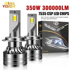 Farol para carro Carro ULTRA LED Lâmpadas Dualvision  30000LM H1 H3 H4 H7 H11 9005 9006 6500K