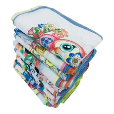 Pano De Prato Vies Estampado Premium Grande Kit Com 10 Peças