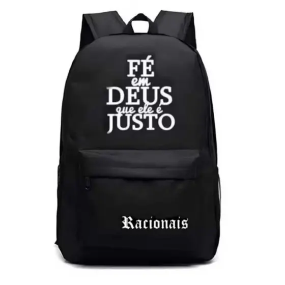 Mochila Estampada Reforçada Alta Qualidade para Uso Diário