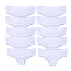 Kit 10 Calcinhas Infantil Criança Algodão Cotton Kids 02