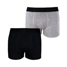 Kit com 2 Cuecas Boxer Box Try Basics Masculina Top Confortável Cotton Algodão