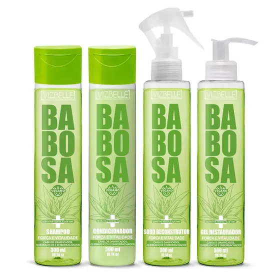 Kit Reconstrutor De Babosa Vegano Vizbelle